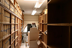 racks of documents racks of documents