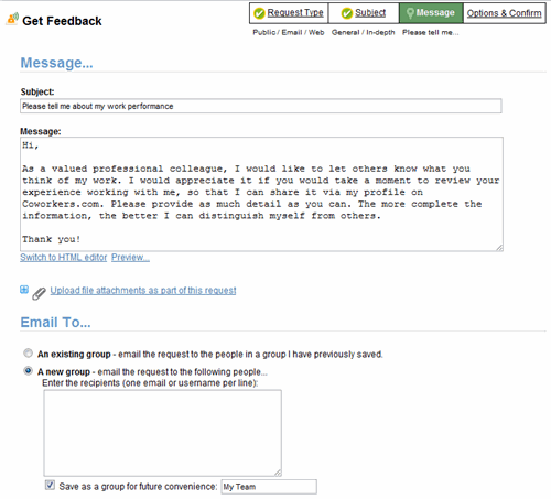 customize email