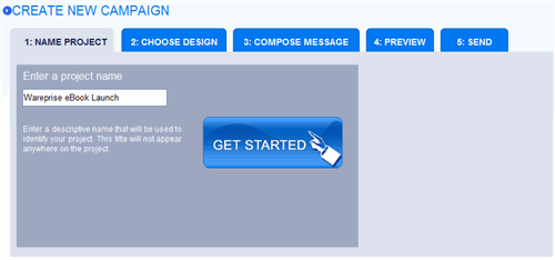 create a new campaign