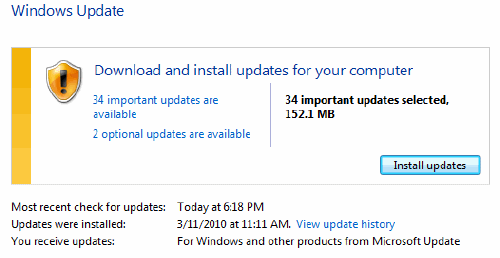 windows update works now