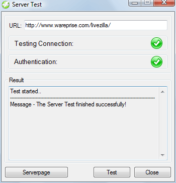 server test