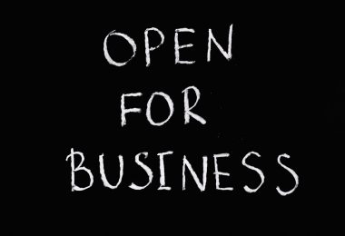 Open for business