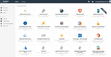 Vulnerabilities scan