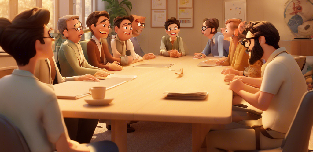 Meeting room discussion