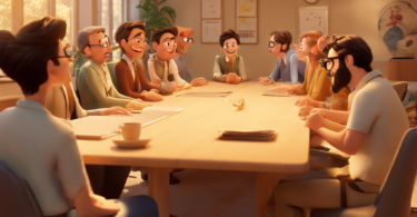 Meeting room discussion