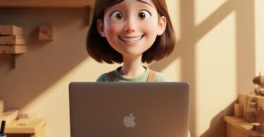 Sarah happily organized