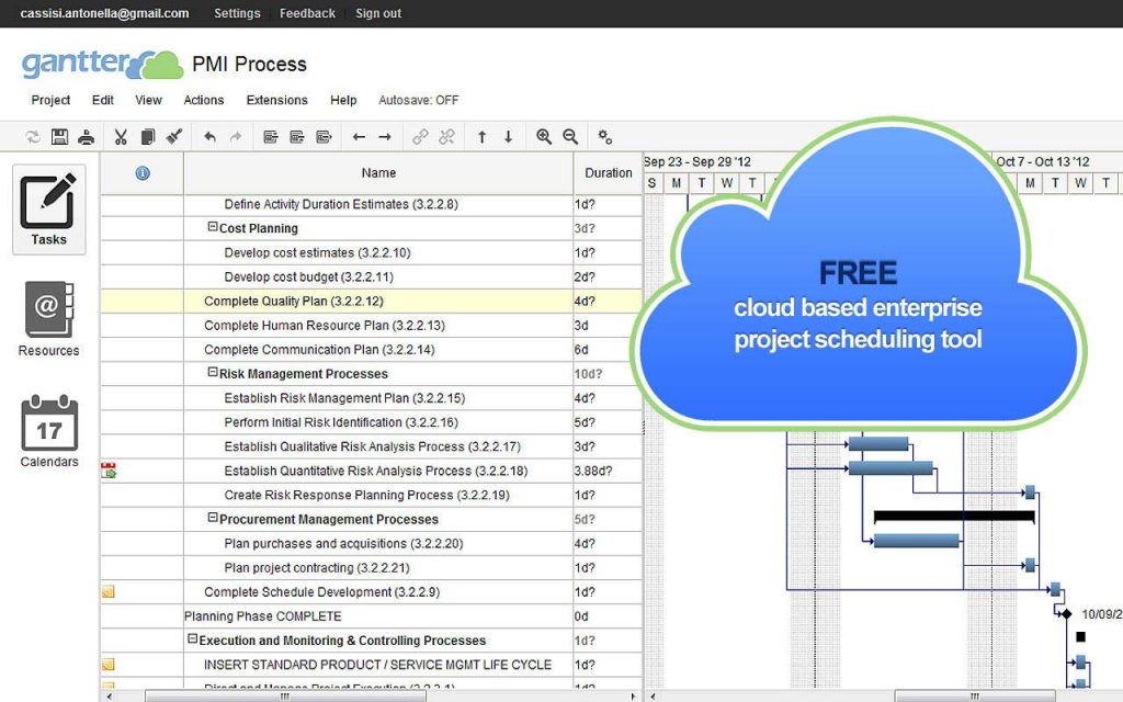 View MPP Online with Gantter