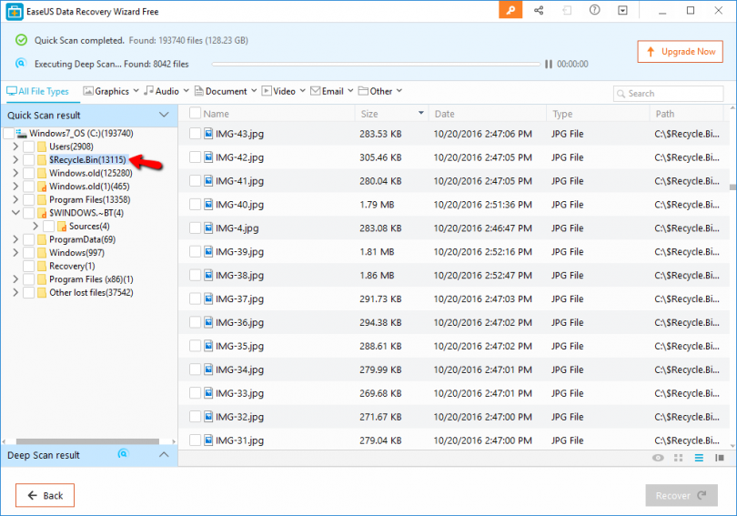Recover files emptied from recycle bin in 5 steps! Software for